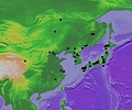 Map of known records of Ptomascopus spp.